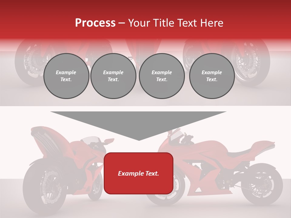 Front Tachometer Nera PowerPoint Template