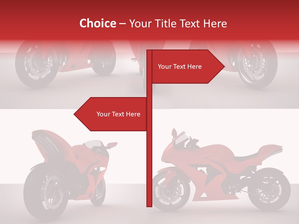 Front Tachometer Nera PowerPoint Template
