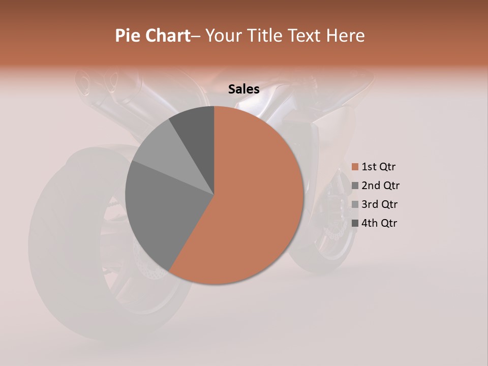 Motorbike Isolated Bike PowerPoint Template