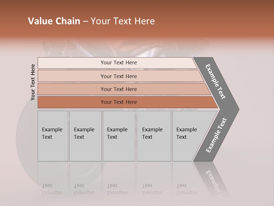 Motorbike Isolated Bike PowerPoint Template