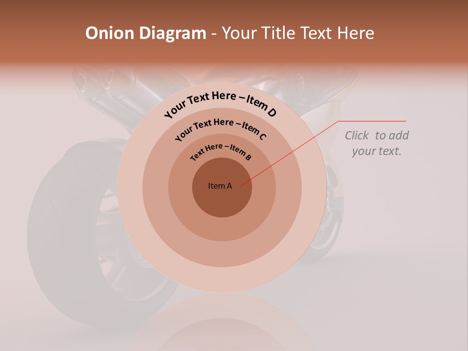 Motorbike Isolated Bike PowerPoint Template
