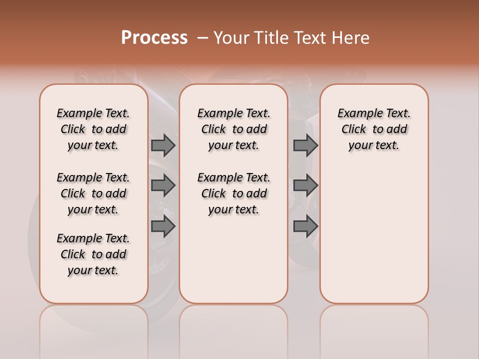 Motorbike Isolated Bike PowerPoint Template