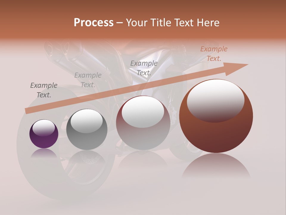 Motorbike Isolated Bike PowerPoint Template