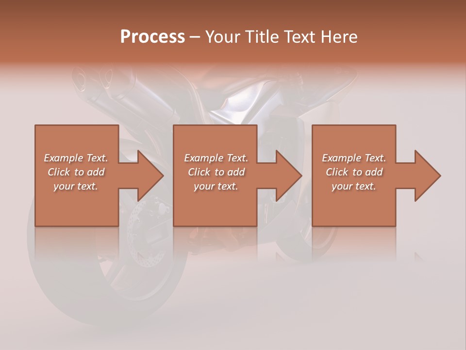 Motorbike Isolated Bike PowerPoint Template