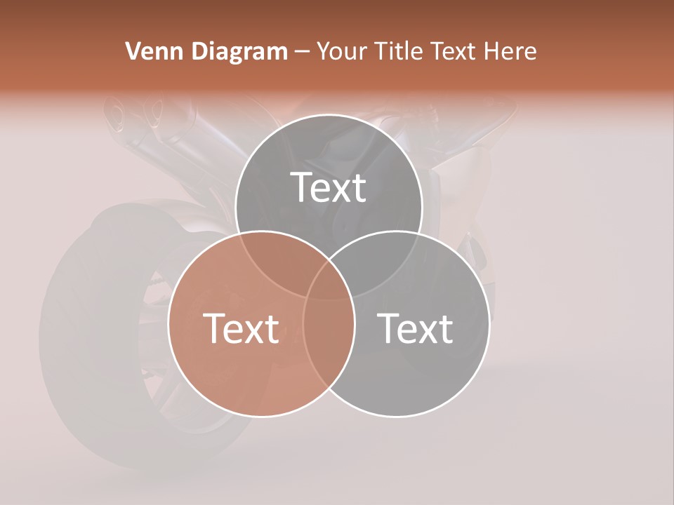 Motorbike Isolated Bike PowerPoint Template