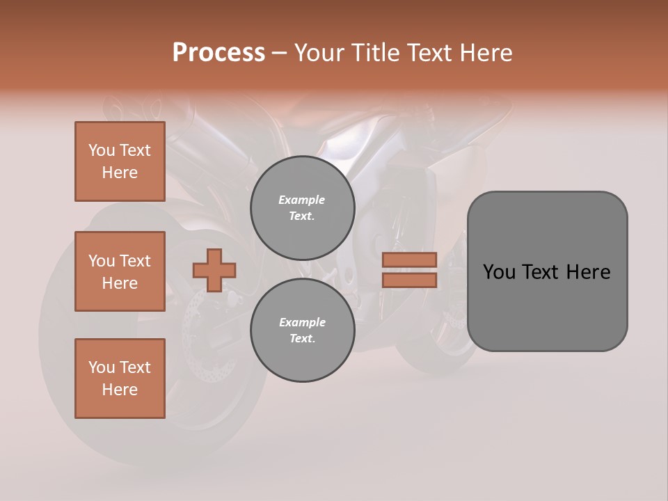 Motorbike Isolated Bike PowerPoint Template