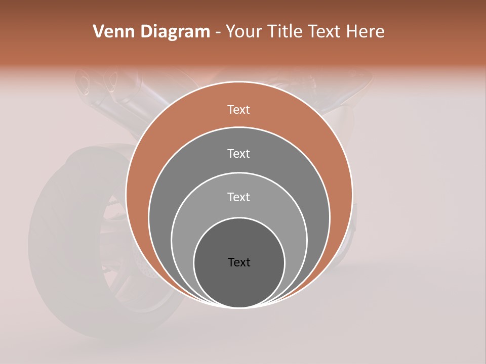 Motorbike Isolated Bike PowerPoint Template