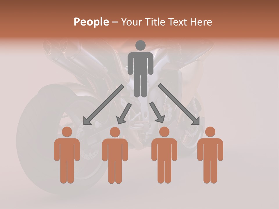 Motorbike Isolated Bike PowerPoint Template