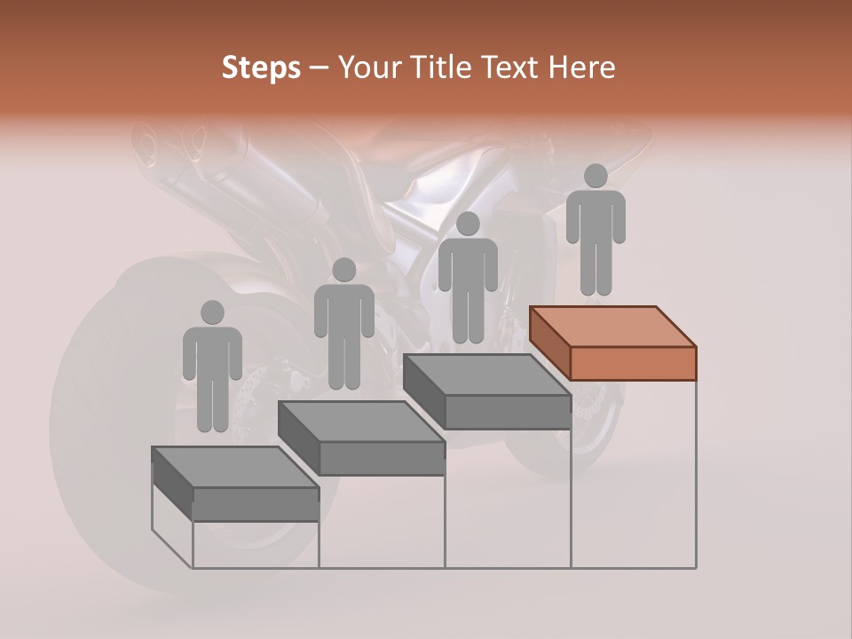 Motorbike Isolated Bike PowerPoint Template