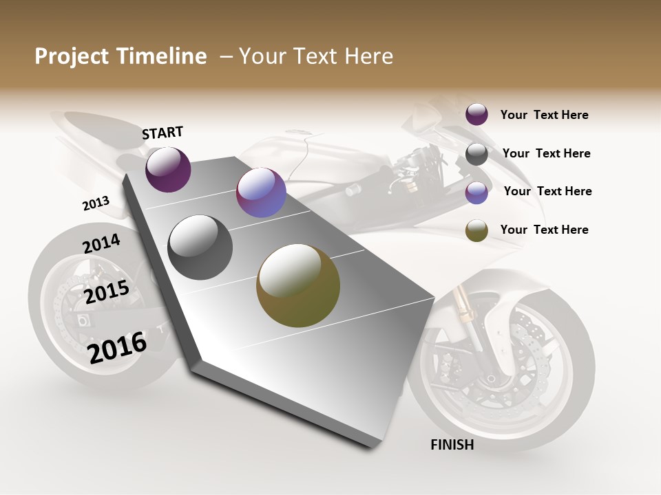 Industry Racing Headlights PowerPoint Template