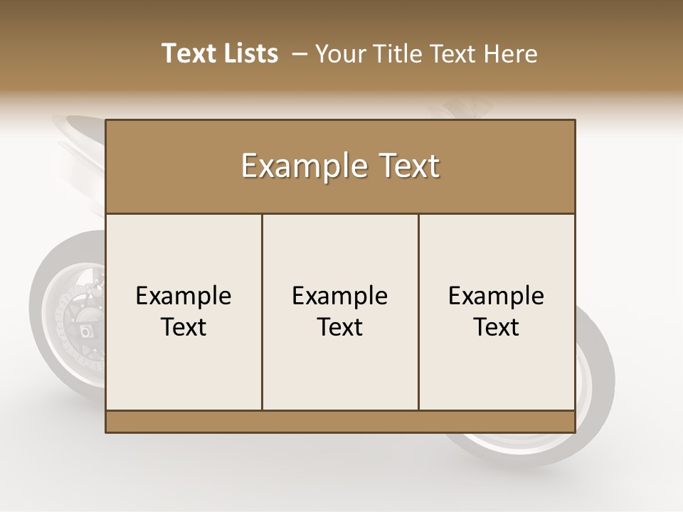 Industry Racing Headlights PowerPoint Template