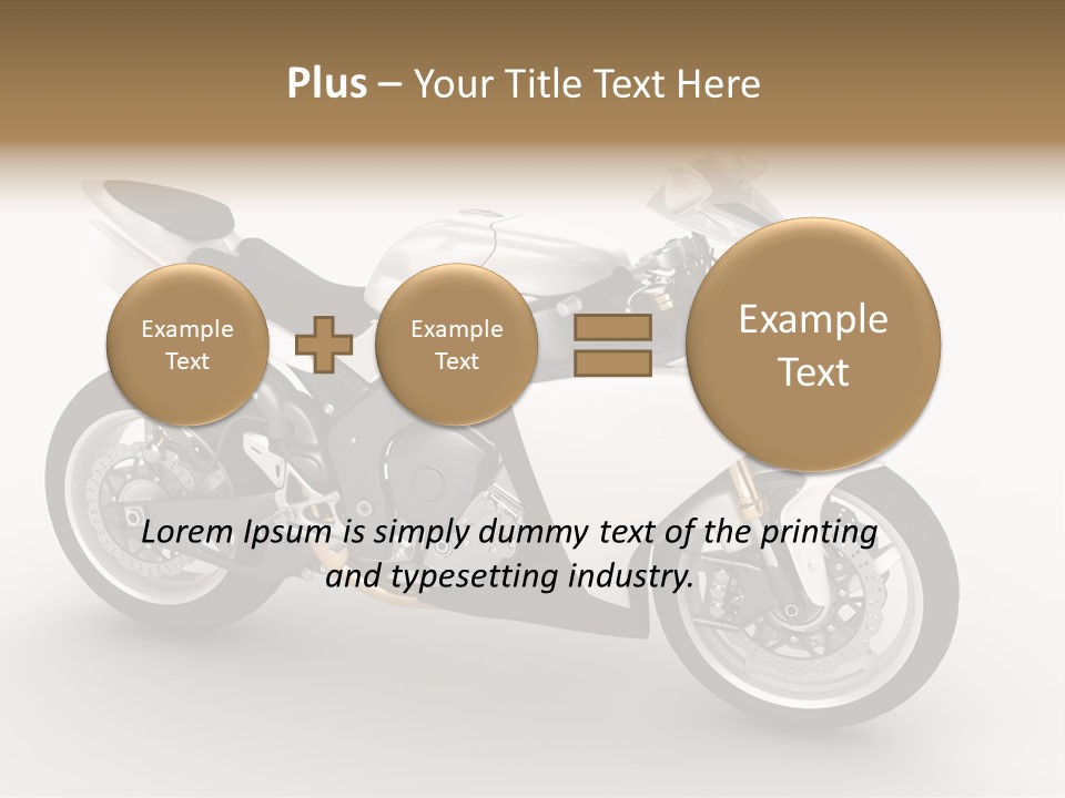 Industry Racing Headlights PowerPoint Template