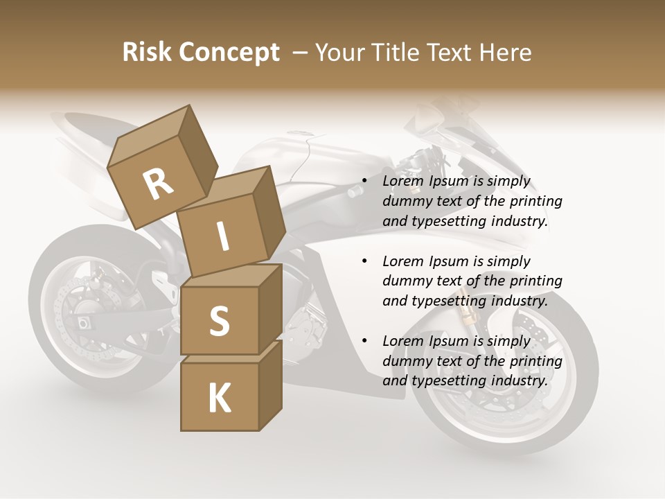 Industry Racing Headlights PowerPoint Template