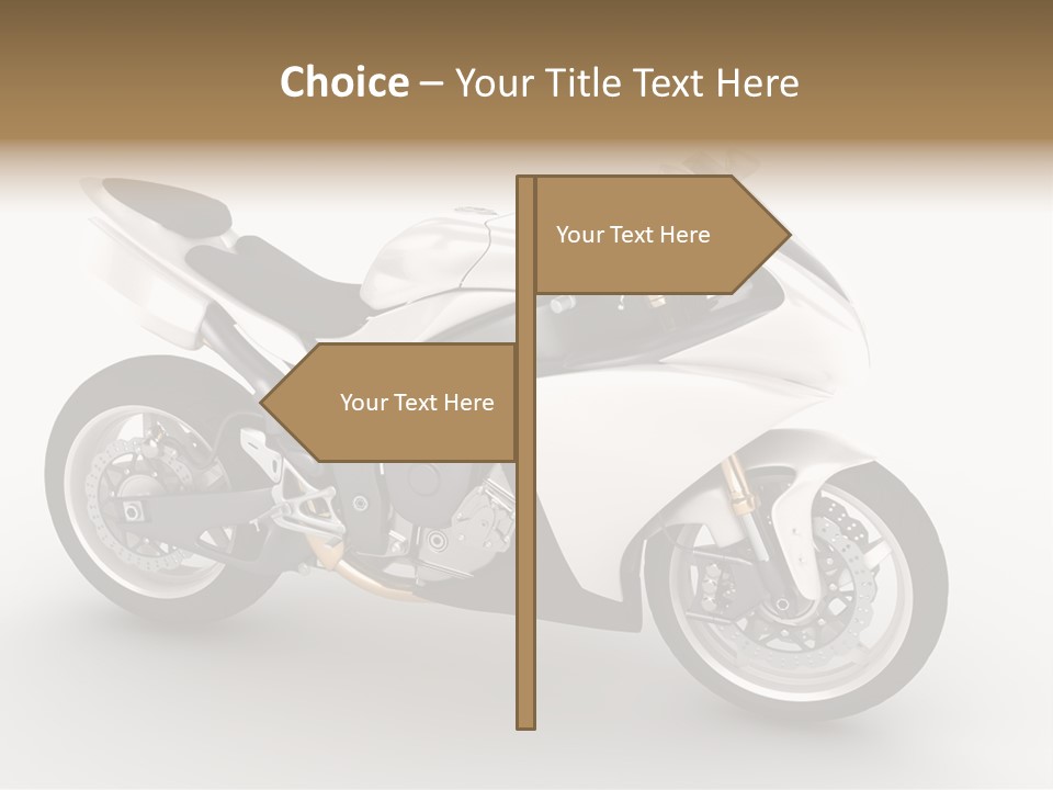 Industry Racing Headlights PowerPoint Template