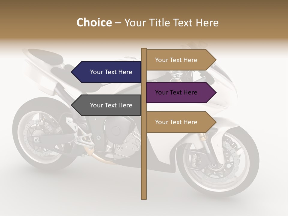 Industry Racing Headlights PowerPoint Template