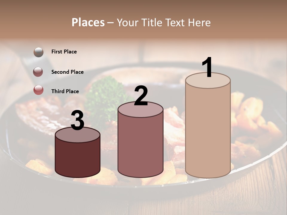 Food Kassler Essen PowerPoint Template