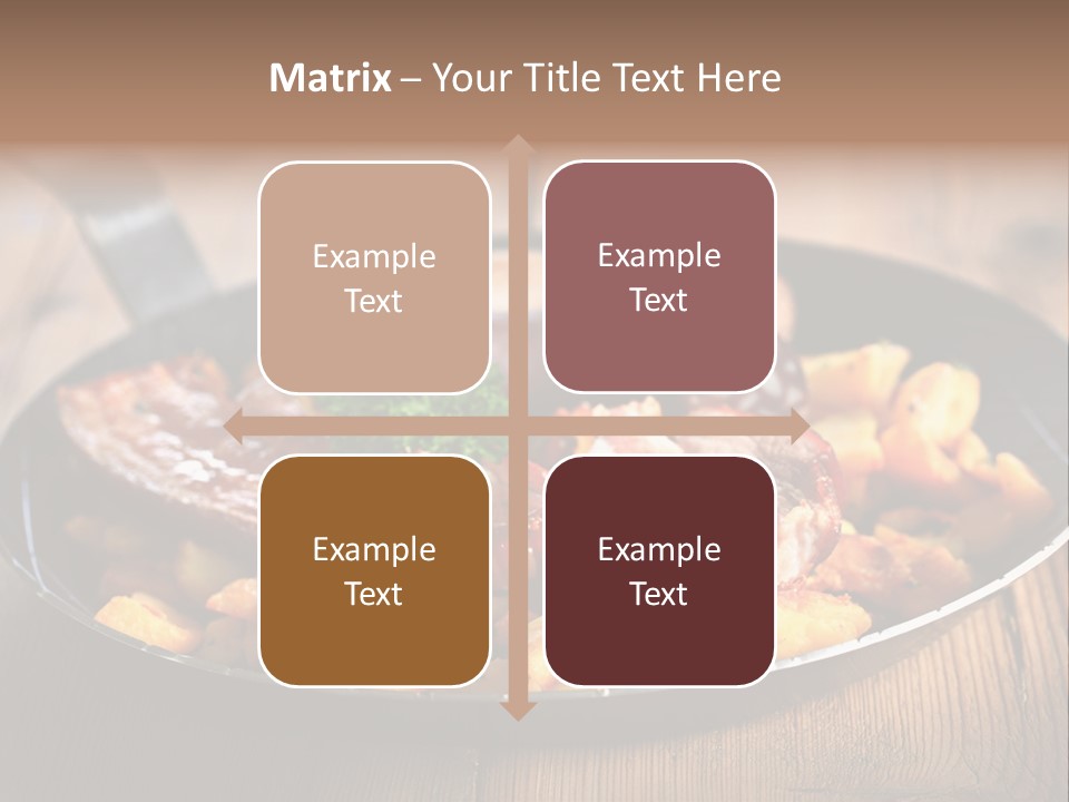 Food Kassler Essen PowerPoint Template