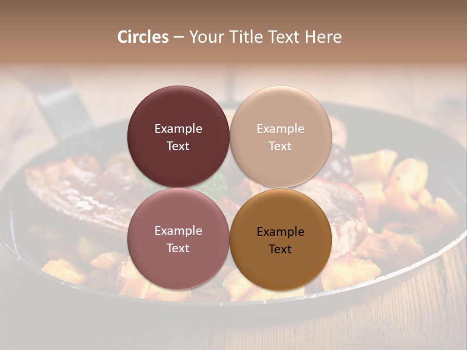 Food Kassler Essen PowerPoint Template