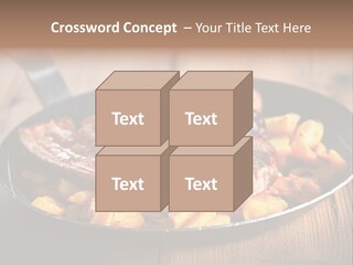 Food Kassler Essen PowerPoint Template