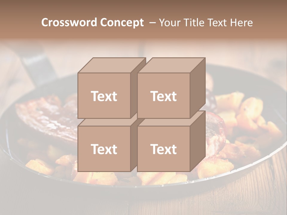 Food Kassler Essen PowerPoint Template