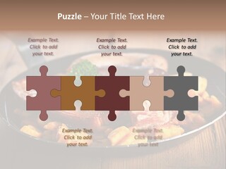 Food Kassler Essen PowerPoint Template