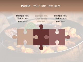 Food Kassler Essen PowerPoint Template