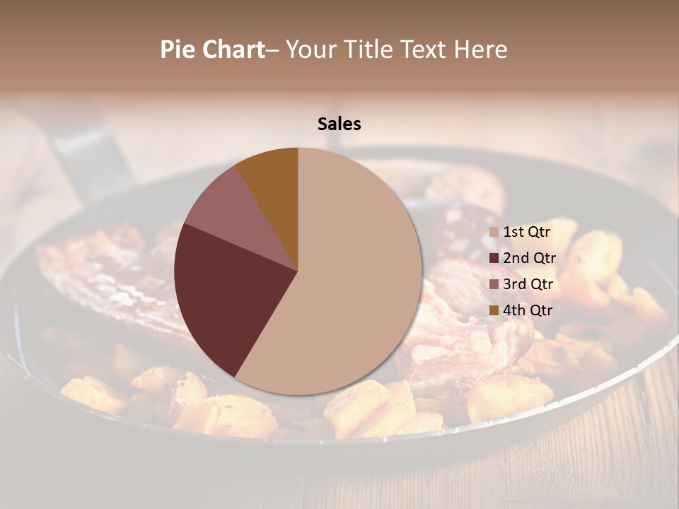 Food Kassler Essen PowerPoint Template