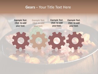 Food Kassler Essen PowerPoint Template