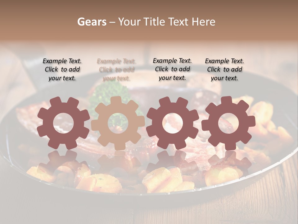 Food Kassler Essen PowerPoint Template