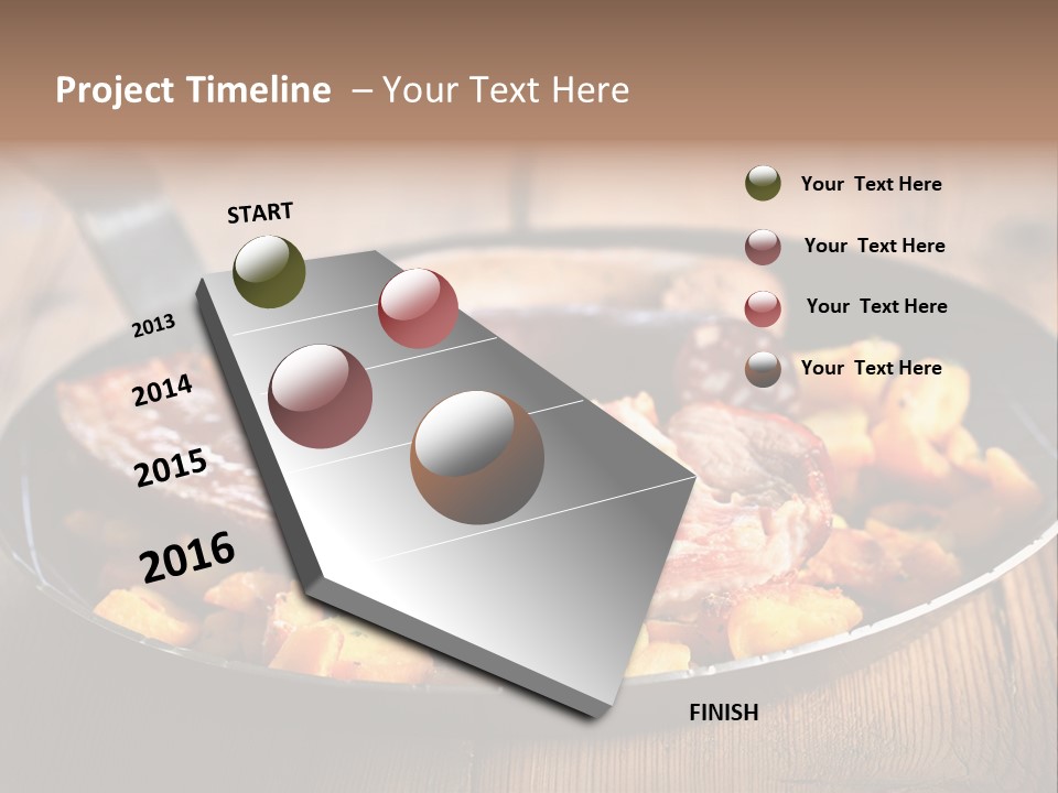 Food Kassler Essen PowerPoint Template