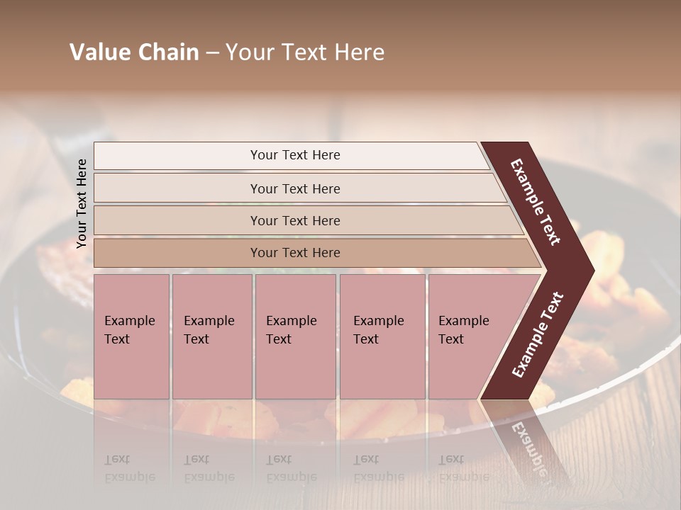 Food Kassler Essen PowerPoint Template