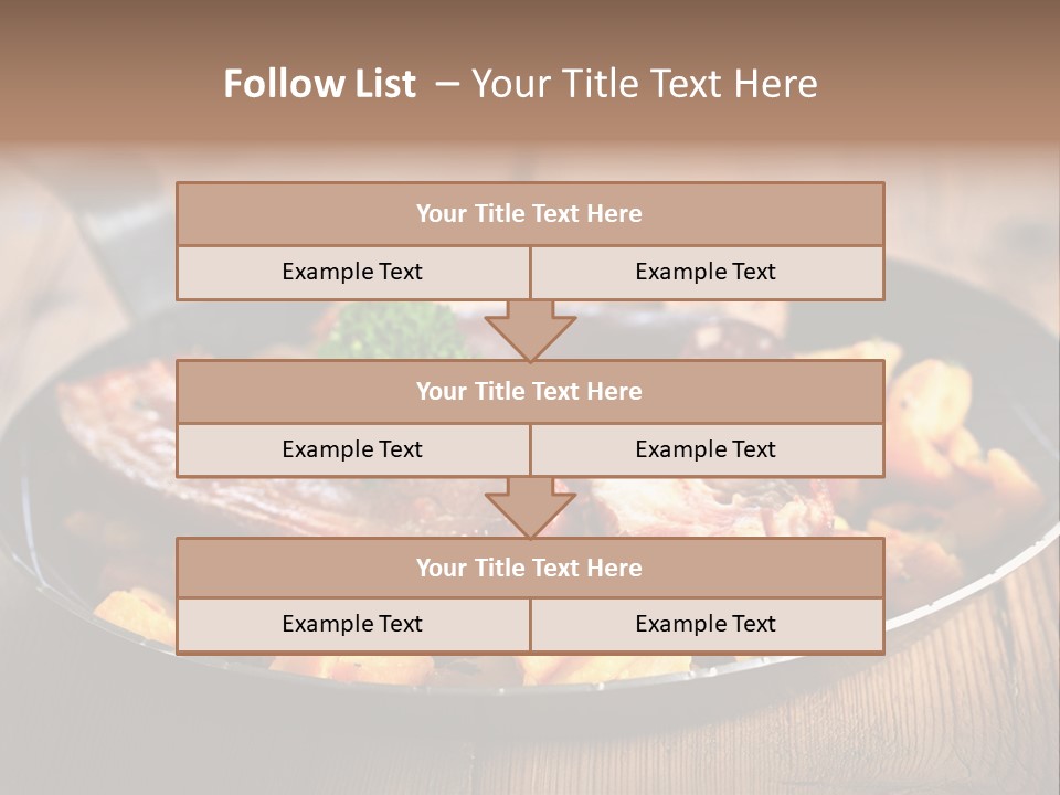 Food Kassler Essen PowerPoint Template