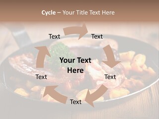 Food Kassler Essen PowerPoint Template