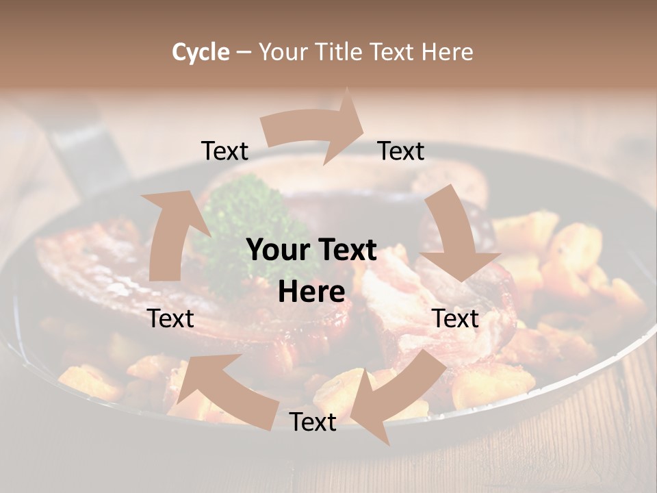 Food Kassler Essen PowerPoint Template
