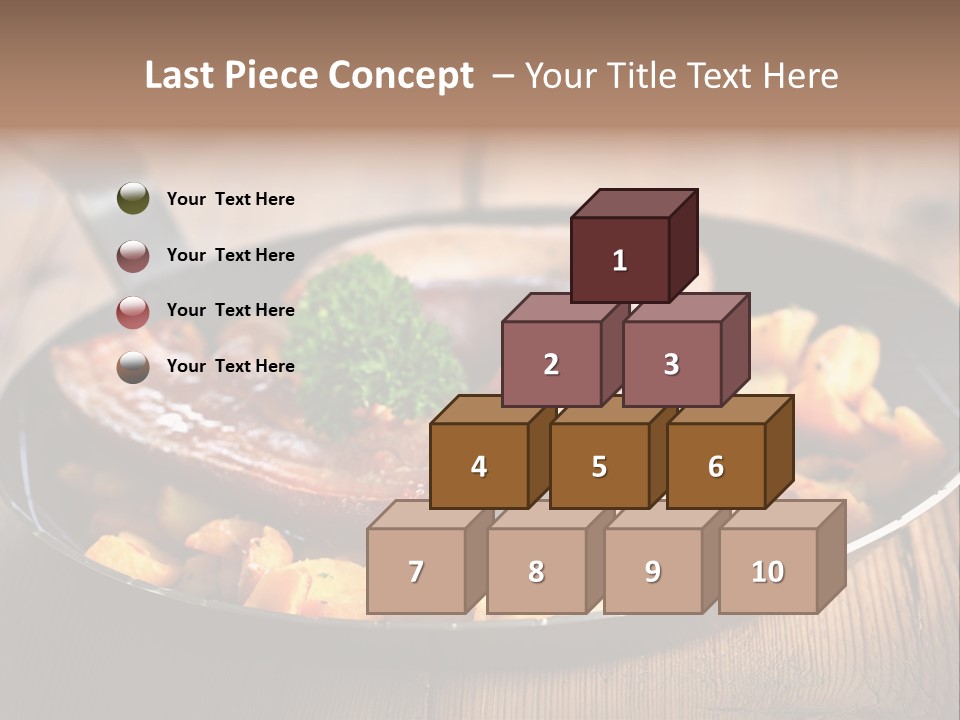 Food Kassler Essen PowerPoint Template