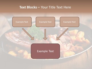 Food Kassler Essen PowerPoint Template