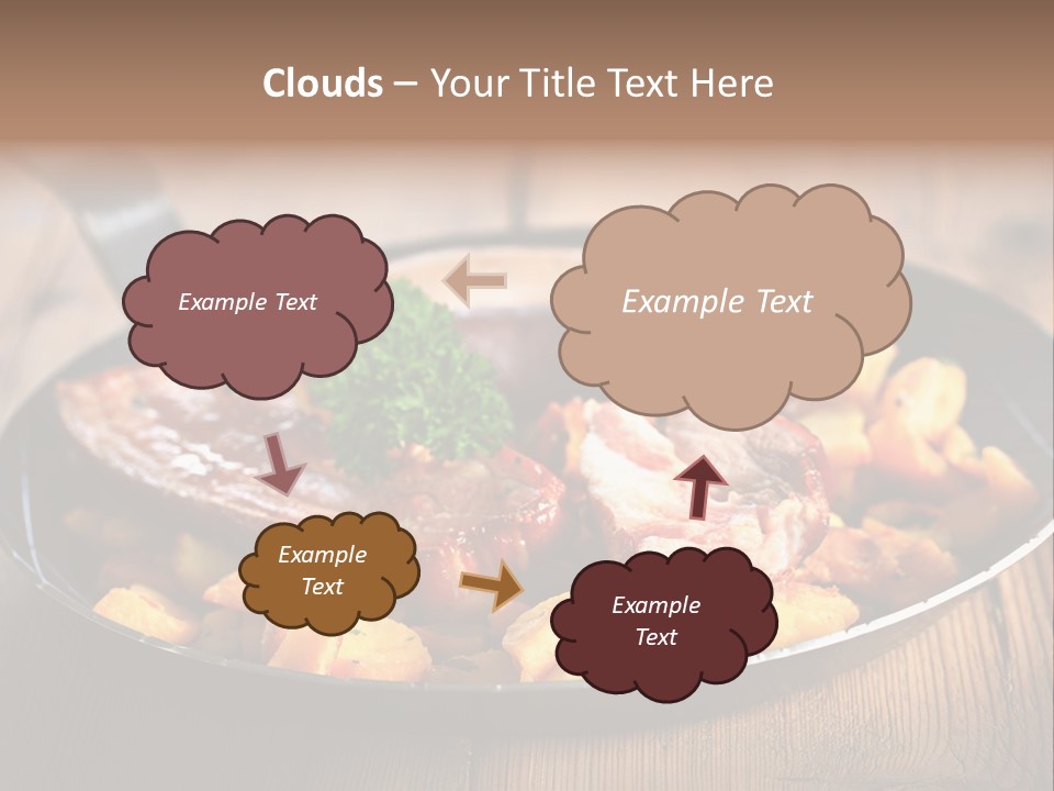 Food Kassler Essen PowerPoint Template