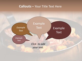 Food Kassler Essen PowerPoint Template