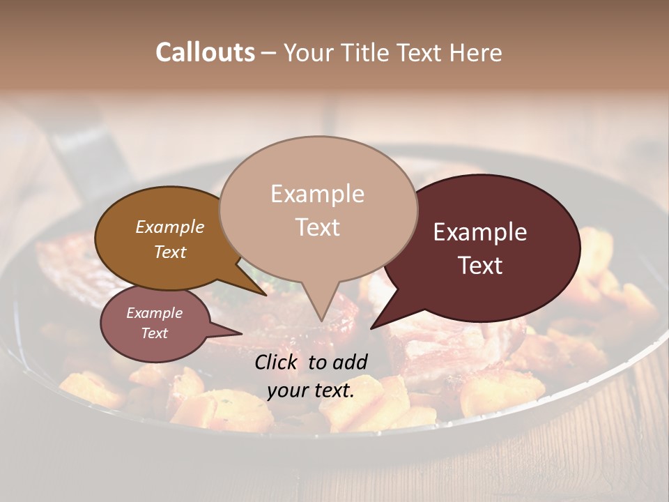 Food Kassler Essen PowerPoint Template