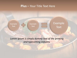 Food Kassler Essen PowerPoint Template