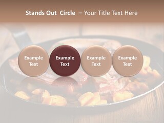 Food Kassler Essen PowerPoint Template
