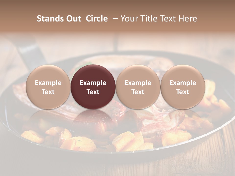 Food Kassler Essen PowerPoint Template