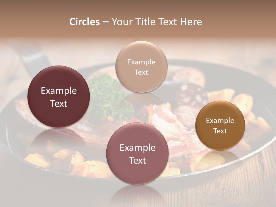 Food Kassler Essen PowerPoint Template