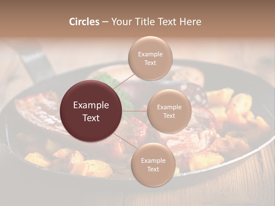 Food Kassler Essen PowerPoint Template