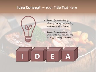 Food Kassler Essen PowerPoint Template