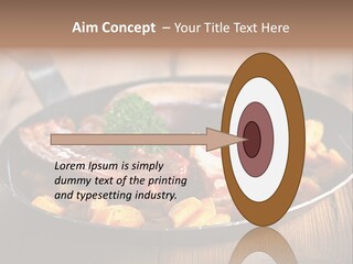 Food Kassler Essen PowerPoint Template