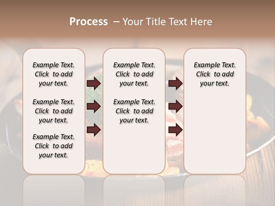 Food Kassler Essen PowerPoint Template