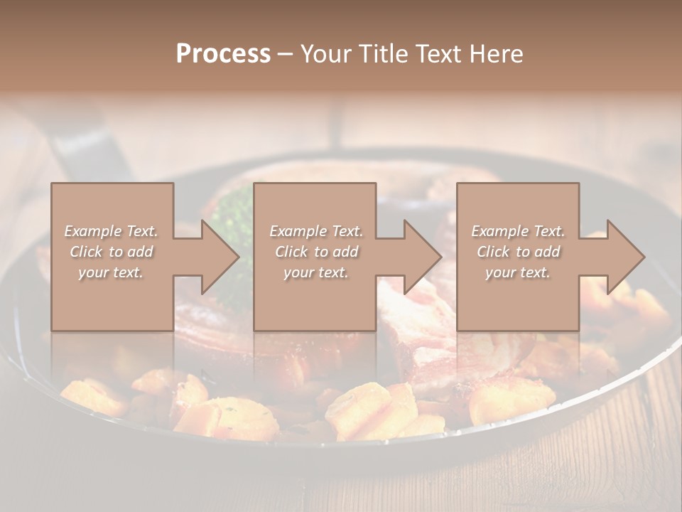 Food Kassler Essen PowerPoint Template