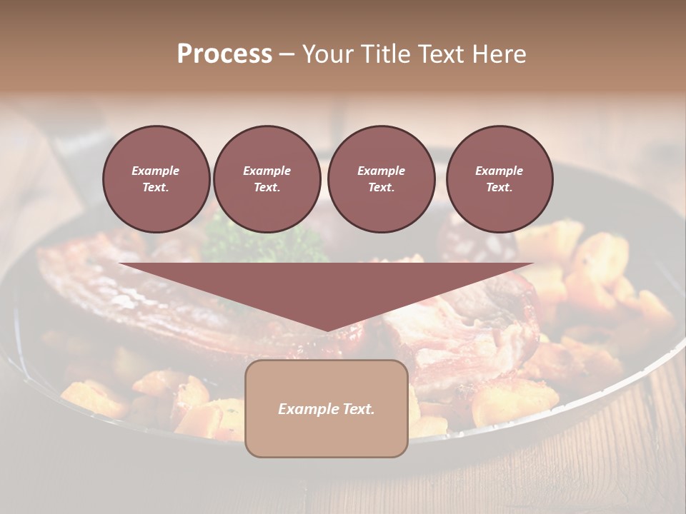 Food Kassler Essen PowerPoint Template