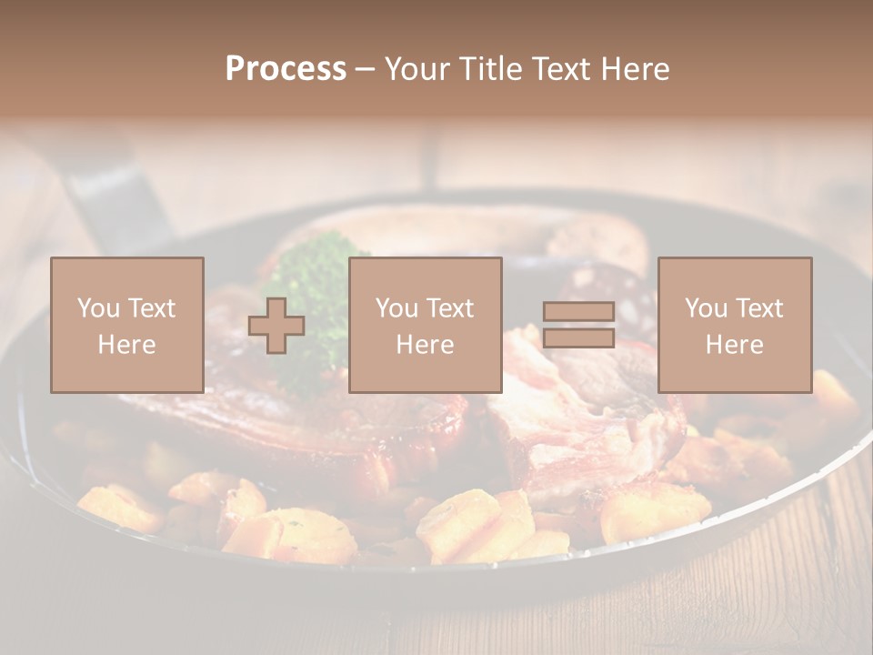 Food Kassler Essen PowerPoint Template